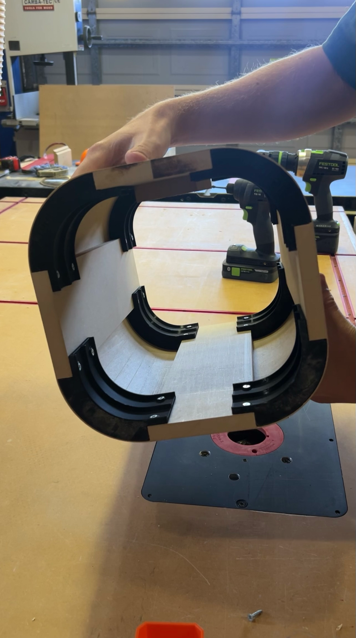 75mm Curved Radius Bending Brackets